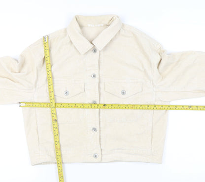 Womens UK Size S Uniqlo Beige Basic Jacket