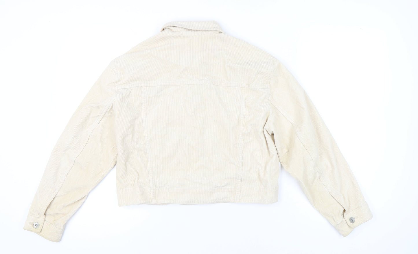 Womens UK Size S Uniqlo Beige Basic Jacket