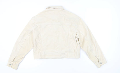 Womens UK Size S Uniqlo Beige Basic Jacket