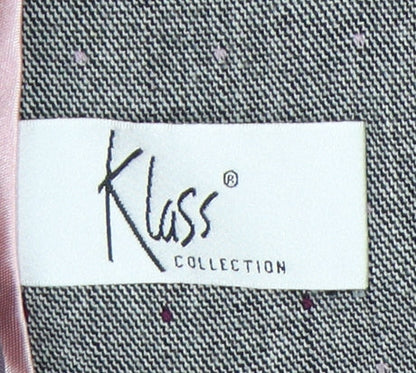 Klass Women’s Grey Polka Dot Size 14 Tailored Blazer Jacket
