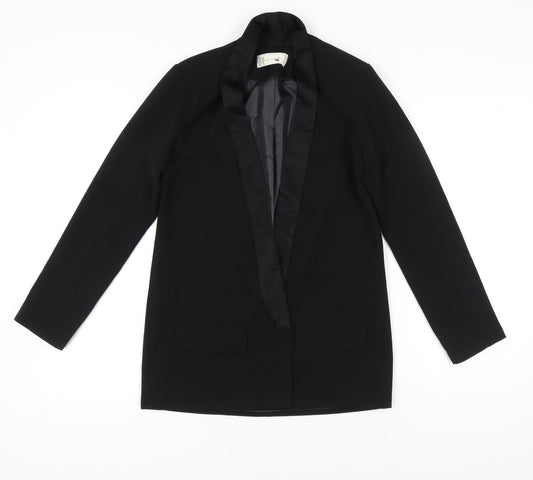 Red Designers Ltd Women’s Black Size 8 Tuxedo Suit Jacket Shawl Collar