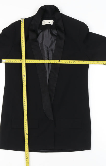 Red Designers Ltd Women’s Black Size 8 Tuxedo Suit Jacket Shawl Collar