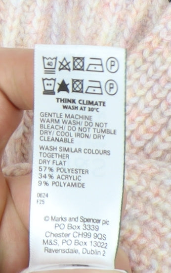 Womens UK Size M Marks and Spencer Beige Pullover Jumper