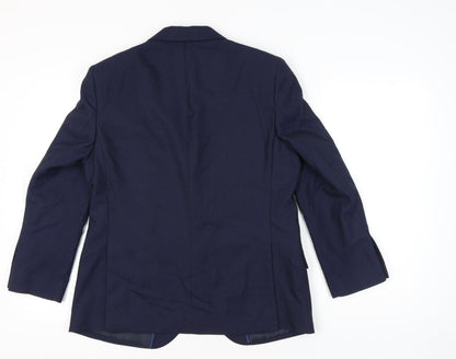Mens UK Size 42 Marks and Spencer Regular Blue Suit Jacket