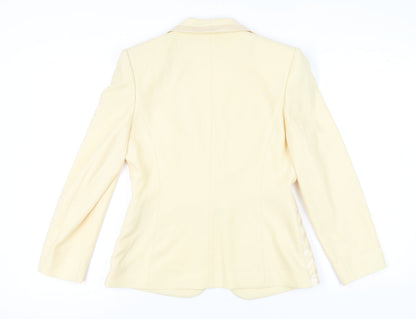 Ronald Joyce Occasion Wear Women's Ivory Blazer Jacket Size 12