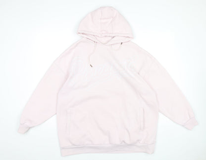 Pineapple Dance Studios Womens Pink Pullover Hoodie Size M 12/14