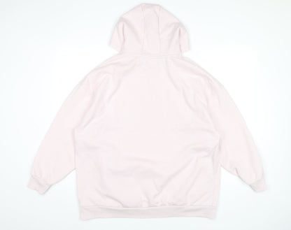 Pineapple Dance Studios Womens Pink Pullover Hoodie Size M 12/14
