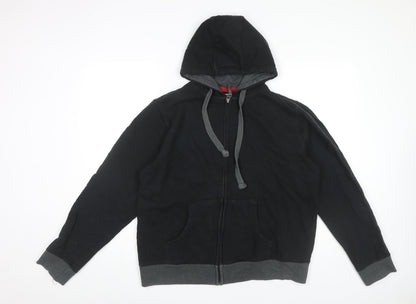 Mens UK Size L Burton Black Full Zip Hoodie