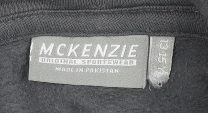 McKenzie Boys Grey Full Zip Hoodie 13-14 Years Sports Casual