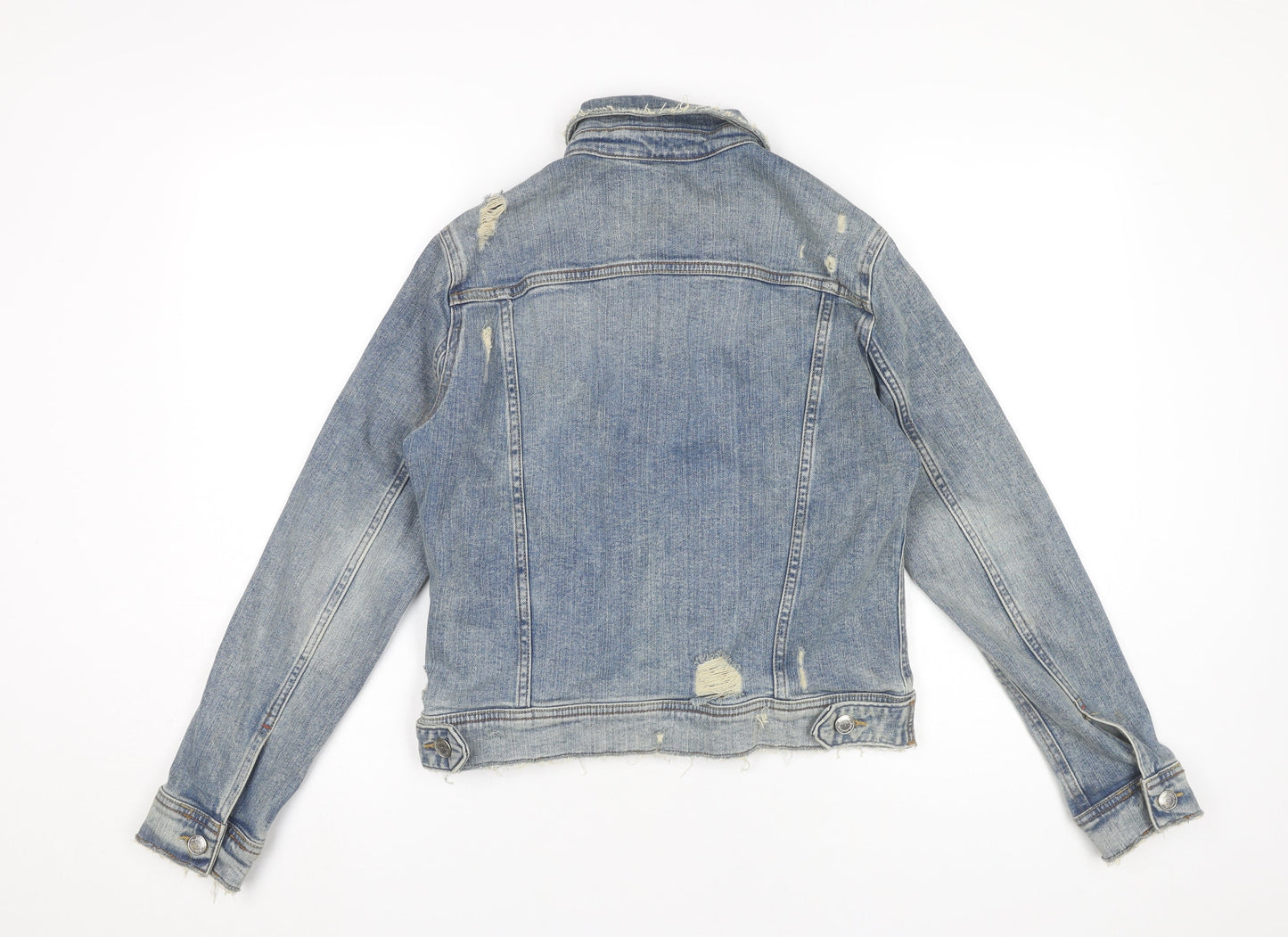 Womens UK Size 8 Zara Blue Basic Jacket