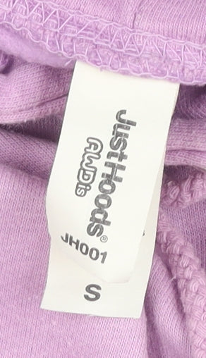 JustHoods Women’s Pink Pullover Hoodie S Dog Mama Embroidered Logo