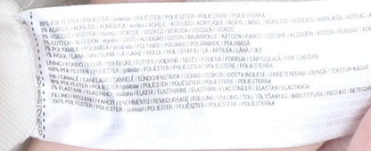 MNG Womens Ivory XS Bomber Jacket Corduroy Cropped Zip Casual