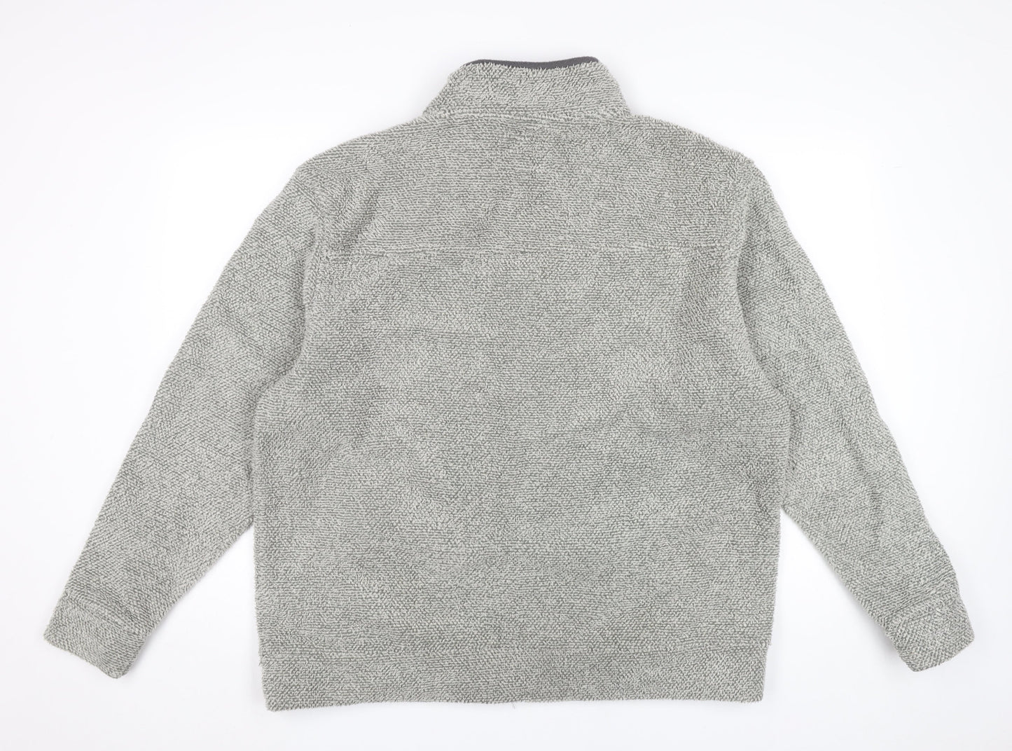 Arctic Storm Men’s Grey Fleece Full Zip Jacket Size L Kingston