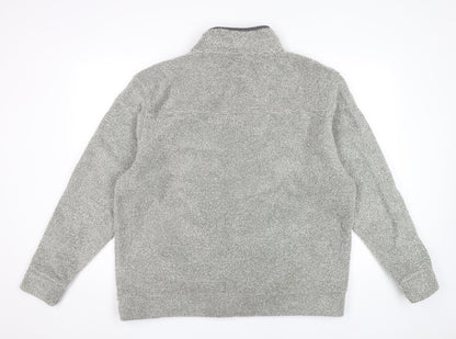 Arctic Storm Men’s Grey Fleece Full Zip Jacket Size L Kingston