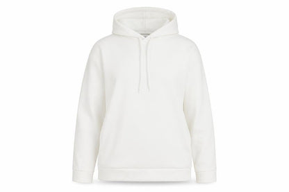 Stradivarius Women’s White Hoodie Pullover Size L Polyester Blend