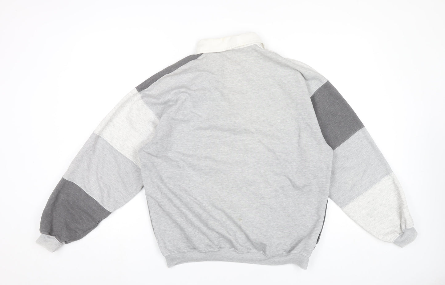 Marks and Spencer Women’s Grey Colourblock Sweatshirt Medium 38-40"