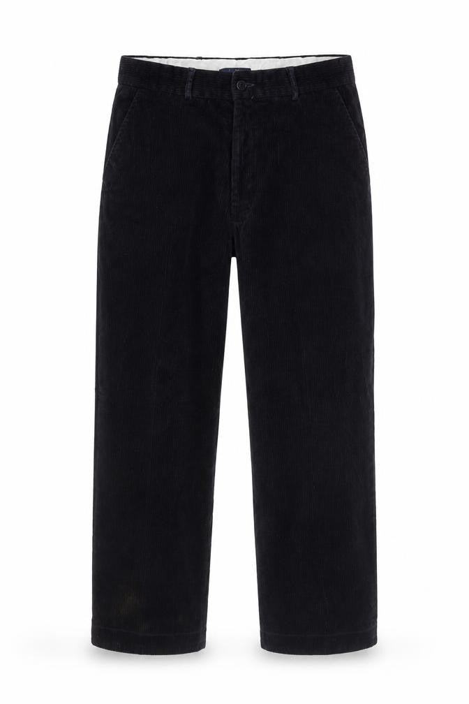 Mens UK Size XS Premier Man Regular Fit Casual Workwear Black Trousers