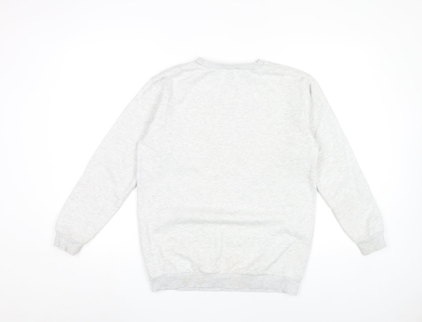 New Look Girls Grey NYC Sweatshirt 12-13 Years Crew Neck Pullover