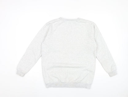 New Look Girls Grey NYC Sweatshirt 12-13 Years Crew Neck Pullover