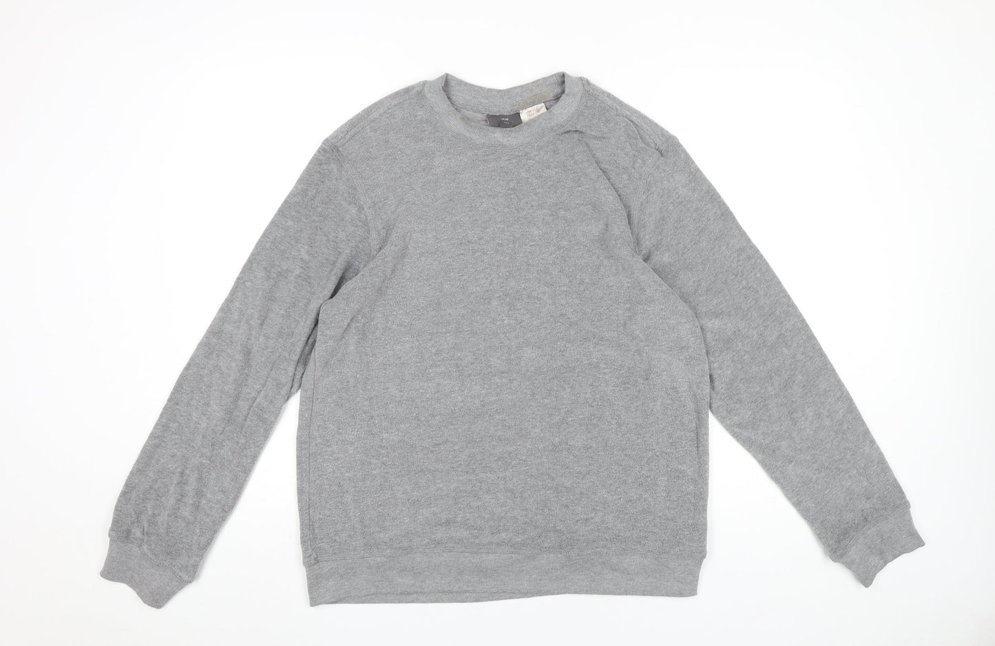Mens UK Size M H&M Grey Pullover Sweatshirt