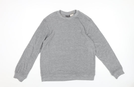 Mens UK Size M H&M Grey Pullover Sweatshirt