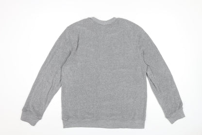Mens UK Size M H&M Grey Pullover Sweatshirt