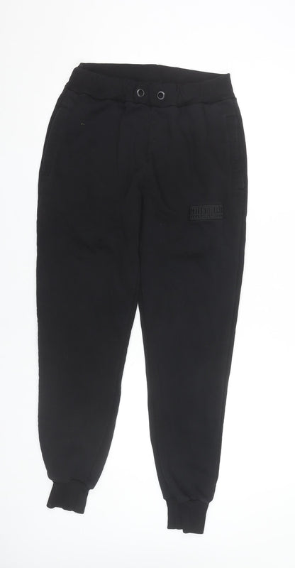 Fresh Couture Men’s Black Jogger Trousers M Regular Fit