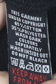 Fresh Couture Men’s Black Jogger Trousers M Regular Fit