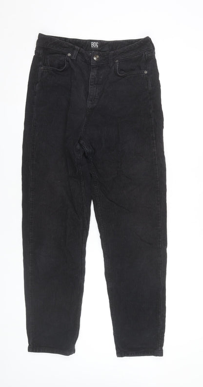 BDG Urban Outfitters Women’s Black Corduroy Mom Trousers W21 L32