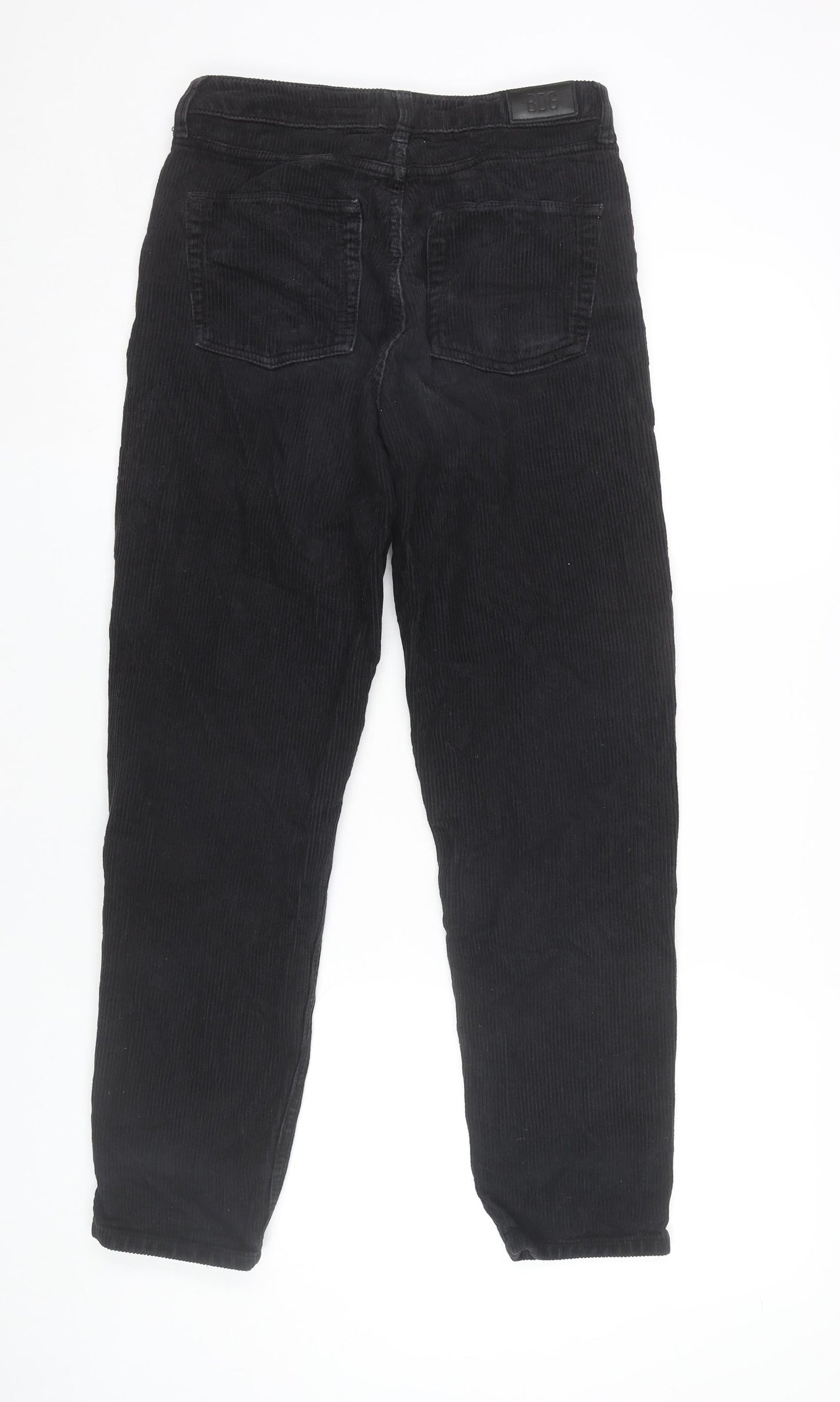 BDG Urban Outfitters Women’s Black Corduroy Mom Trousers W21 L32