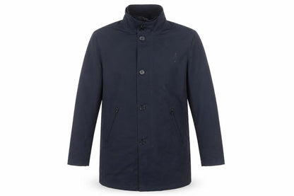 Mens UK Size M Marks and Spencer Blue Overcoat