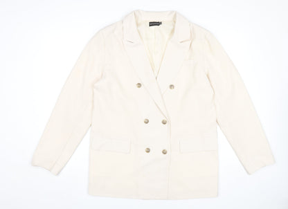Womens UK Size 10 PRETTYLITTLETHING Ivory