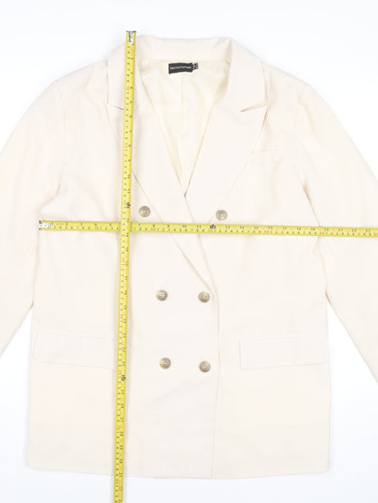 Womens UK Size 10 PRETTYLITTLETHING Ivory