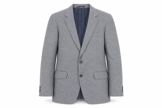 Philip Daniel Mens Grey Wool Blend Blazer Jacket 38in Chest