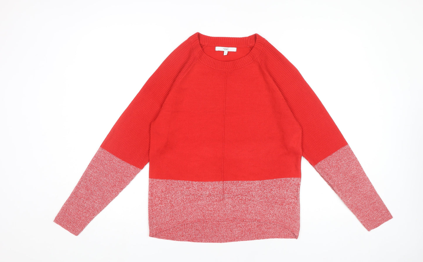 Womens UK Size XS NEXT Red Pullover Jumper