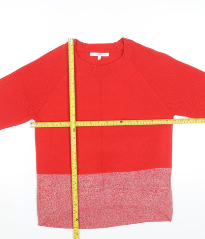 Womens UK Size XS NEXT Red Pullover Jumper