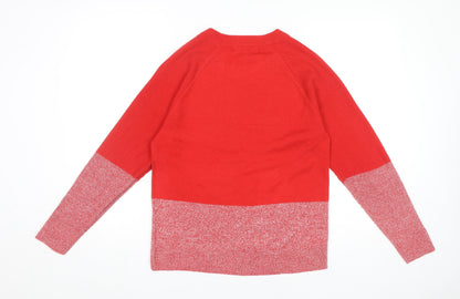 Womens UK Size XS NEXT Red Pullover Jumper