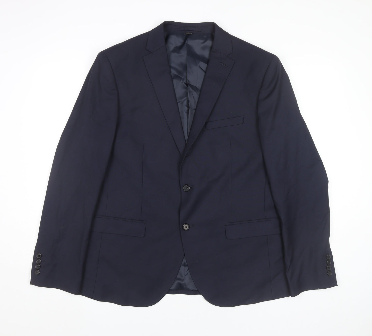 Marks and Spencer Men's Blue Slim Fit Blazer Jacket 44R
