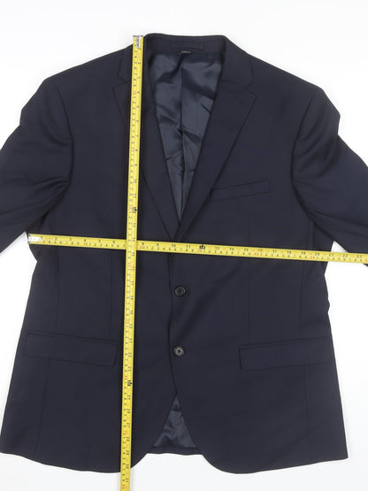 Marks and Spencer Men's Blue Slim Fit Blazer Jacket 44R