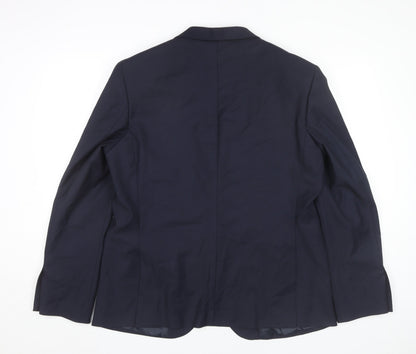 Marks and Spencer Men's Blue Slim Fit Blazer Jacket 44R