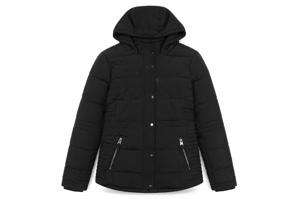 Womens UK Size S Wallis Black Puffer Jacket