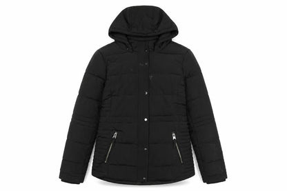 Womens UK Size S Wallis Black Puffer Jacket