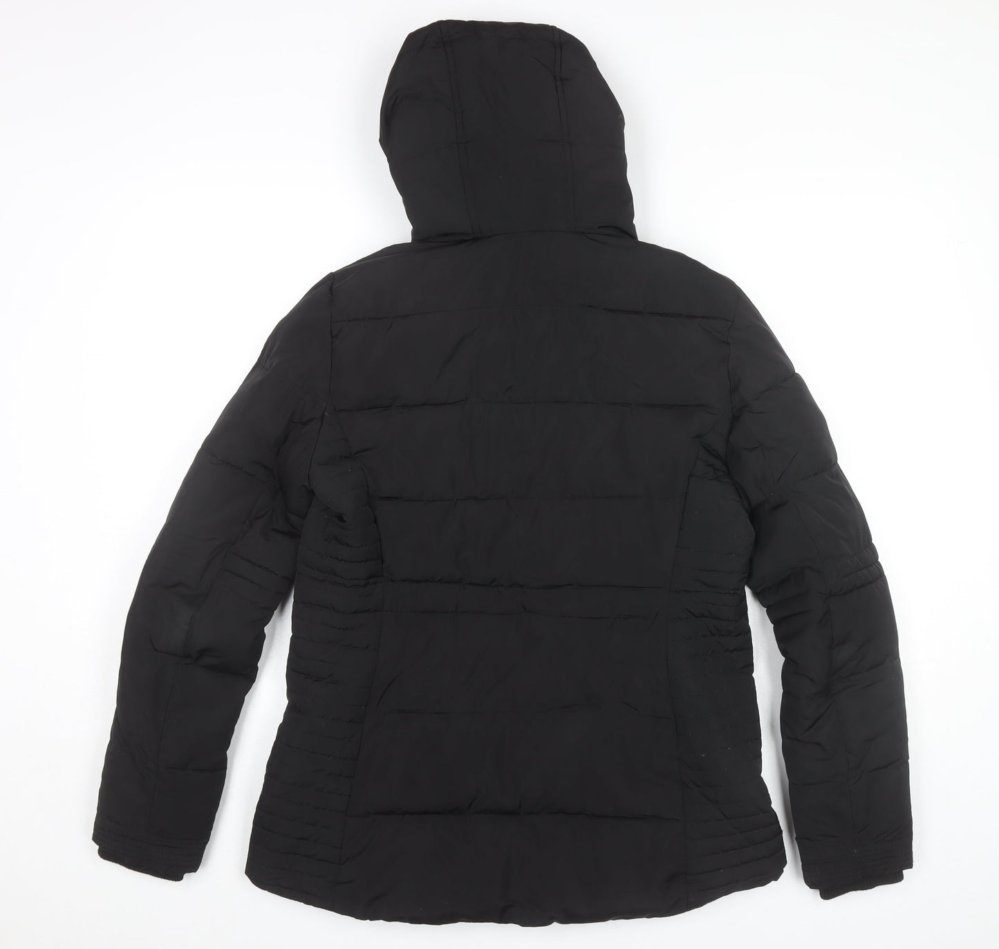 Womens UK Size S Wallis Black Puffer Jacket