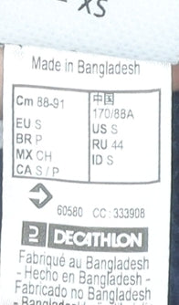 Mens UK Size S DECATHLON Blue Basic Jacket