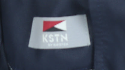 KSTN Womens Blue Polyester Jacket UK 14 Zip Pockets Casual
