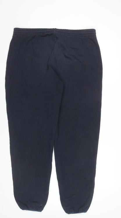 Russell Athletic Mens Black XL Sweatpants Fleece Casual Trousers