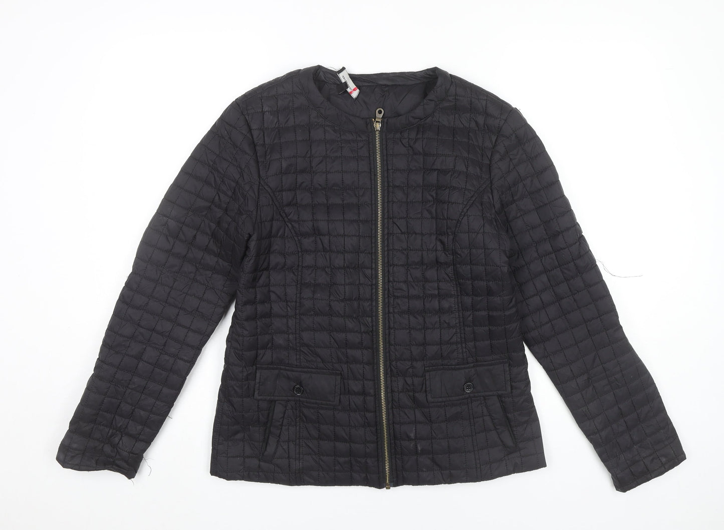 Womens UK Size M Incorporatewear Black Quilted Coat