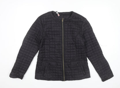 Womens UK Size M Incorporatewear Black Quilted Coat