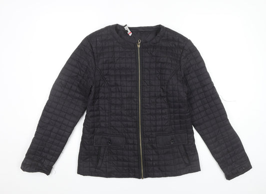 Womens UK Size M Incorporatewear Black Quilted Coat