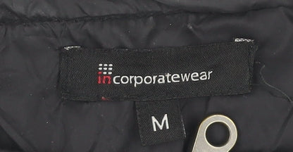 Womens UK Size M Incorporatewear Black Quilted Coat
